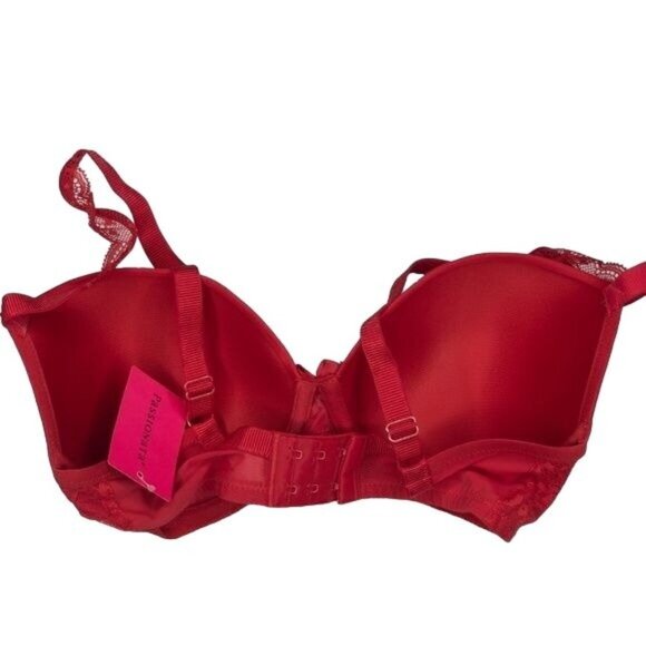Passionata By Chantelle Red T-Shirt Bra With Lace Detail & Underwire - Picture 5 of 5